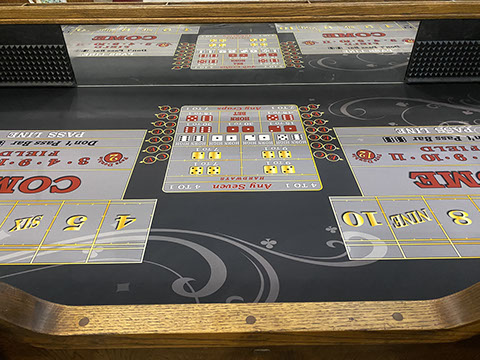 Used Craps Table Casino Salvage Yard 702-444-1677