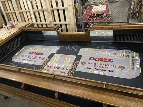 Used Craps Table Casino Salvage Yard 702-444-1677